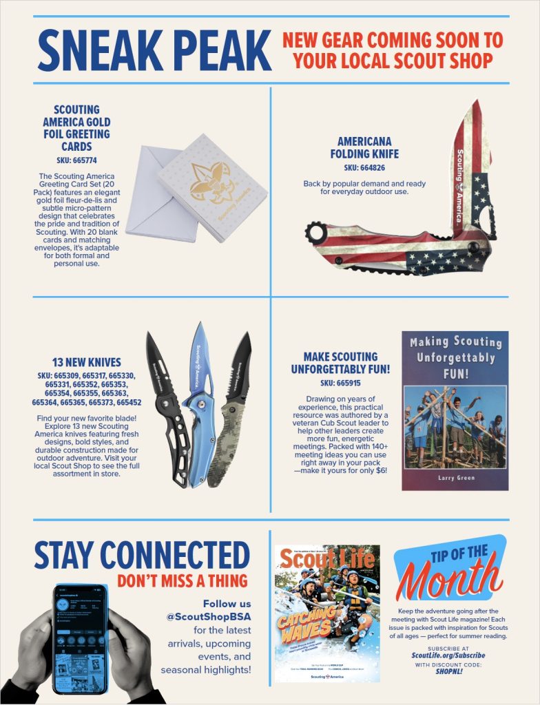 Scout Shop July 2026 Newsletter 2 of 2